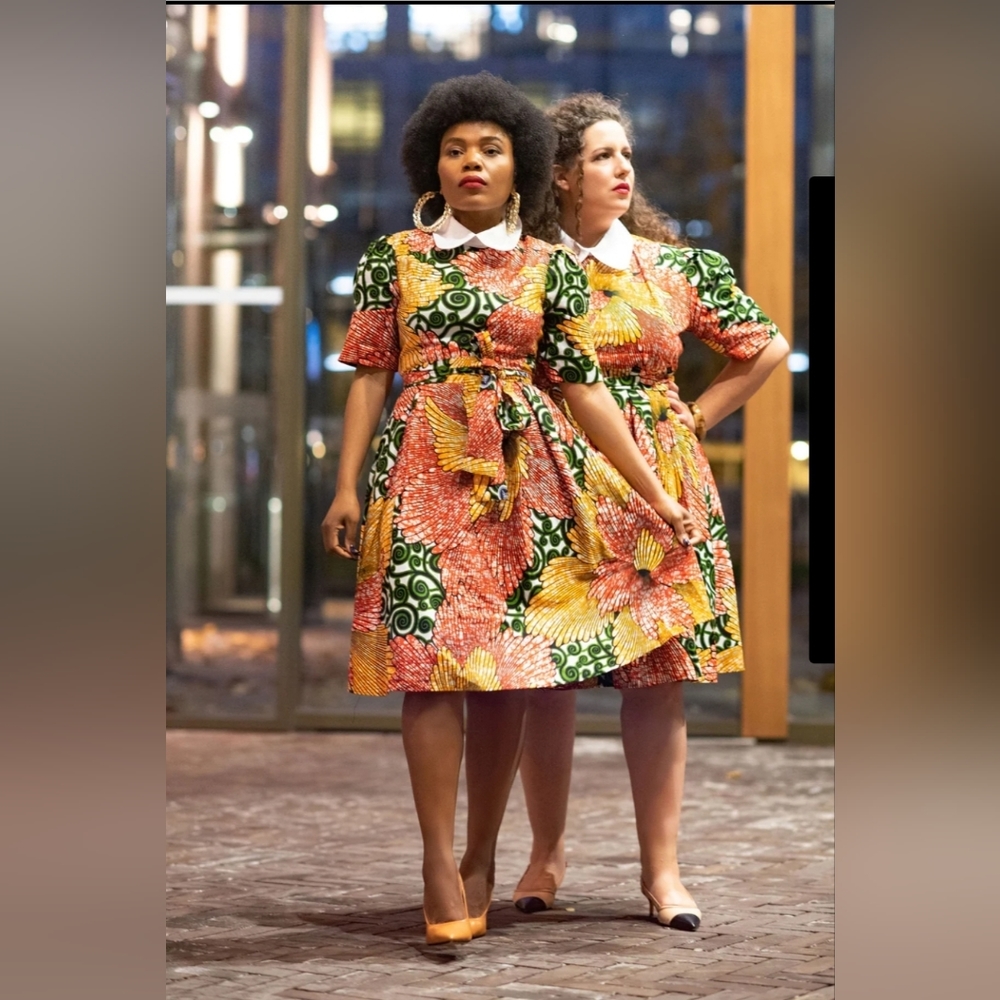 Isla Orange Dress